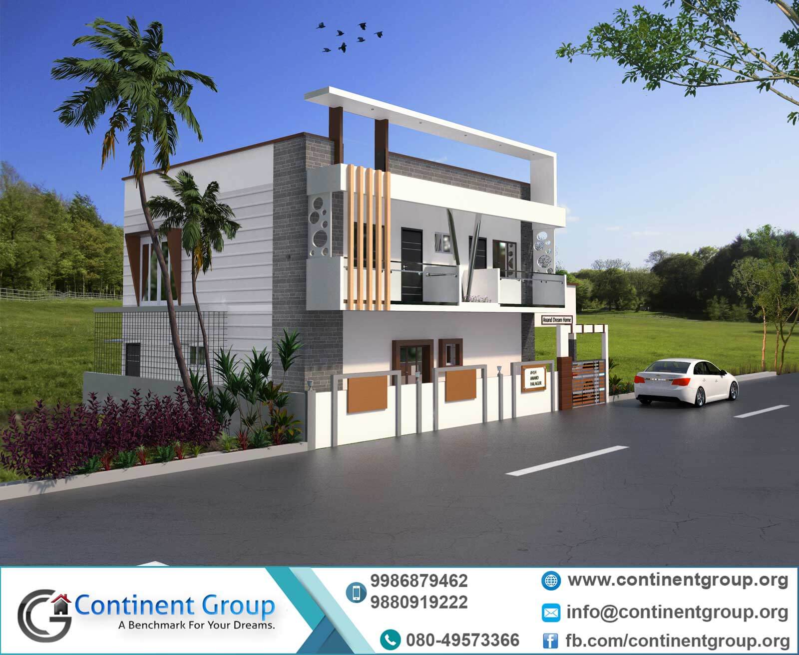 3d-front-elevation-modern-duplex house-house design
