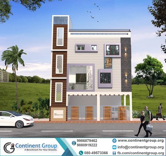 3d house design bangalore-3d front house design